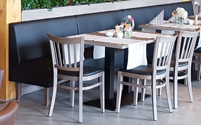 2 Säuliges Tisch-Gestell für Tischplattengrößen von 120x70cm bis 180x90cm