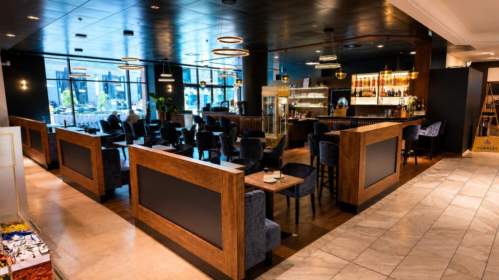 Moderne Café- und Restaurantgestaltung
